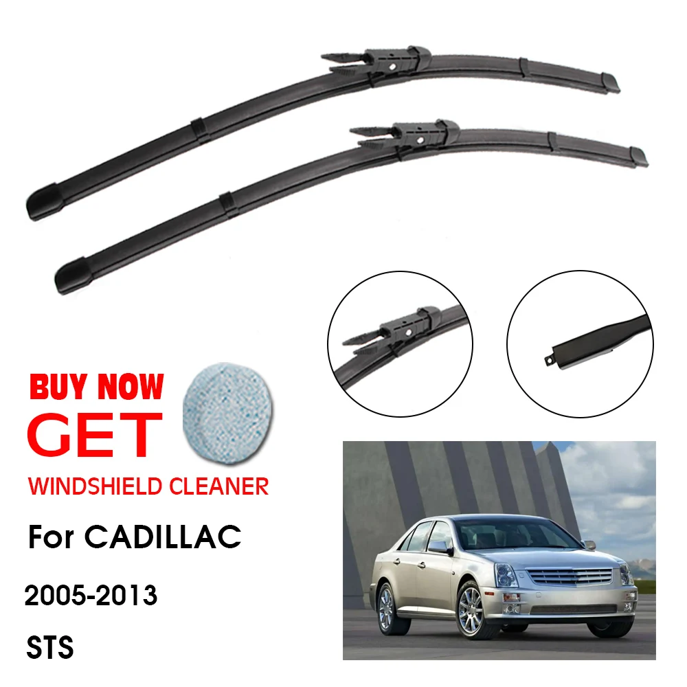 

Car Wiper Blade For Cadillac STS 22"+22" 2005-2013 Front Window Washer Windscreen Windshield Wipers Blades Accessories