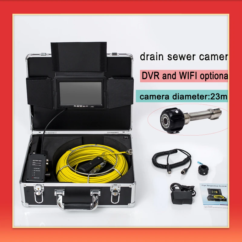 

Pipe Industrial Video Camera WP70 Endoscope Detection Device Drain Sewer&pipeline Camcorder Industrial Camera DVR Wifi Optional