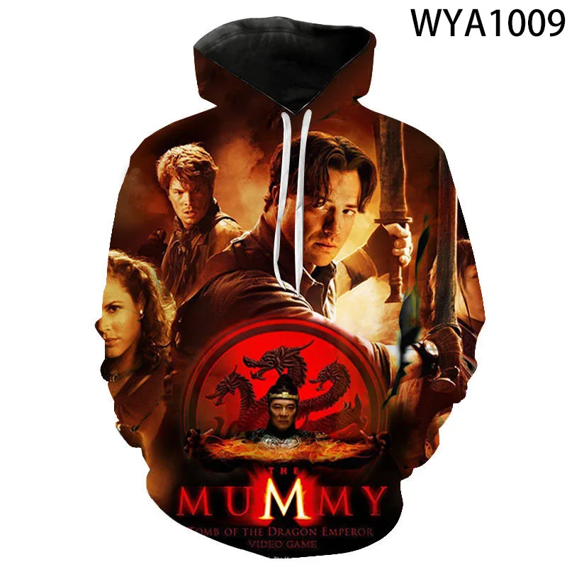 

New 3D Printed Mummy Hoodies Men Women Children Sweatshirts Fashion Streetwear Pullover Long Sleeve Boy Girl Kids Jacket