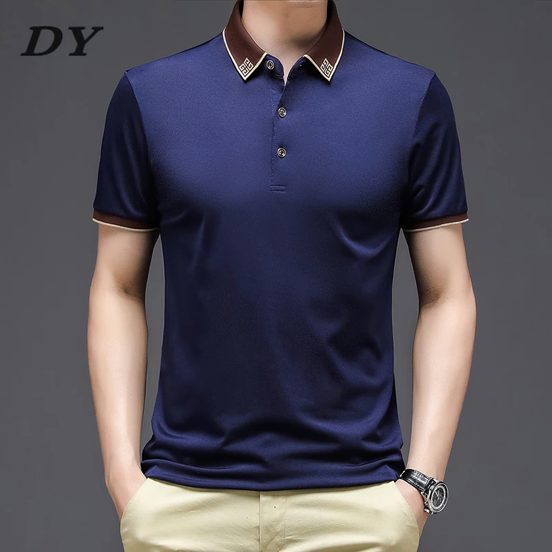 

DY 2022 Mens Fashions Top Quality Summer Designer Brand Tops Classic Elastane T Shirts Short Sleeve Men Clothes Casual Clothing