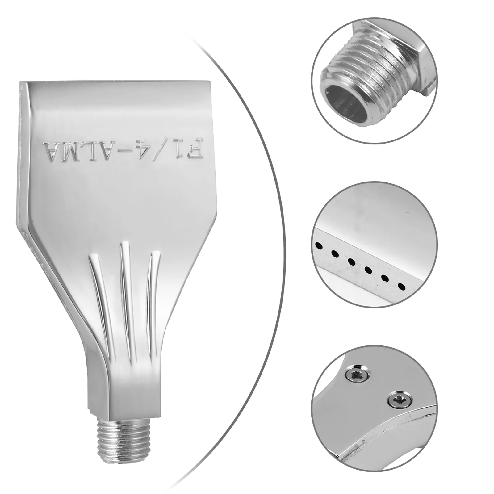 

Nozzle Blower Air Flat Thread Cooling Blow Machine Male Accessory Wind Jet Parts Alloy Gas Accessories Fan Dryer Aluminum Spray