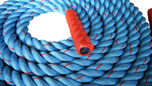 Боевая веревка для тренировок силовая в тренажерном зале