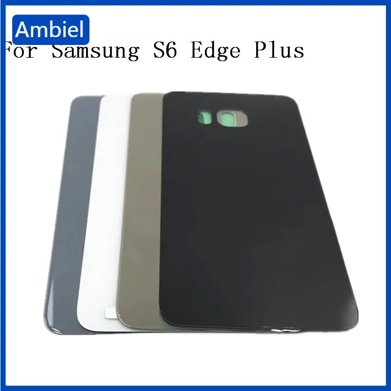 Оригинальная Замена для Samsung Galaxy S6 Edge Plus G928 G928F задняя крышка батарейного отсека задняя стеклянная крышка корпуса Крышка батарейного отсека