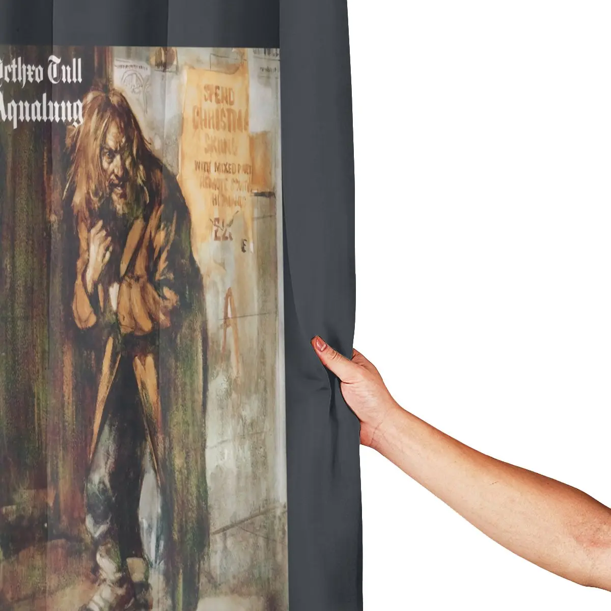 Jethro Tull Aqualung Рок н-ролл музыкальная лента душевая занавеска для ванной роскошный