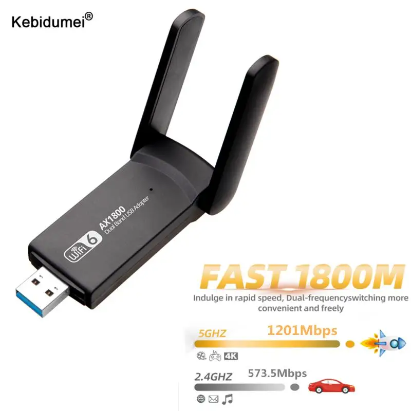 

Карта WI-Fi 2,4 Мбит/с, 3,0 ГГц, USB