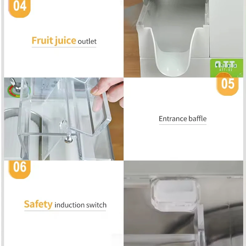 Автоматическая соковыжималка для фруктов 110 Вт