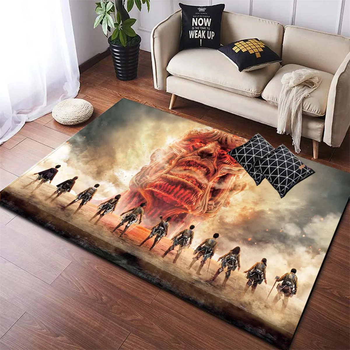 

LOUSIDREAM Non-slip Area Rugs Large Mat Rugs for Living Room Comfortable Carpet Soft Floor Mat door mat Rugs for Bedroom