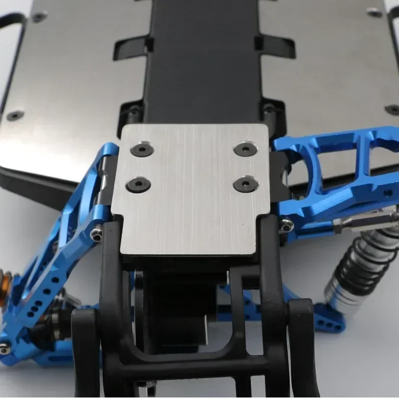 Бронированная защита переднего и заднего шасси из нержавеющей стали для Trxs Slash 2WD