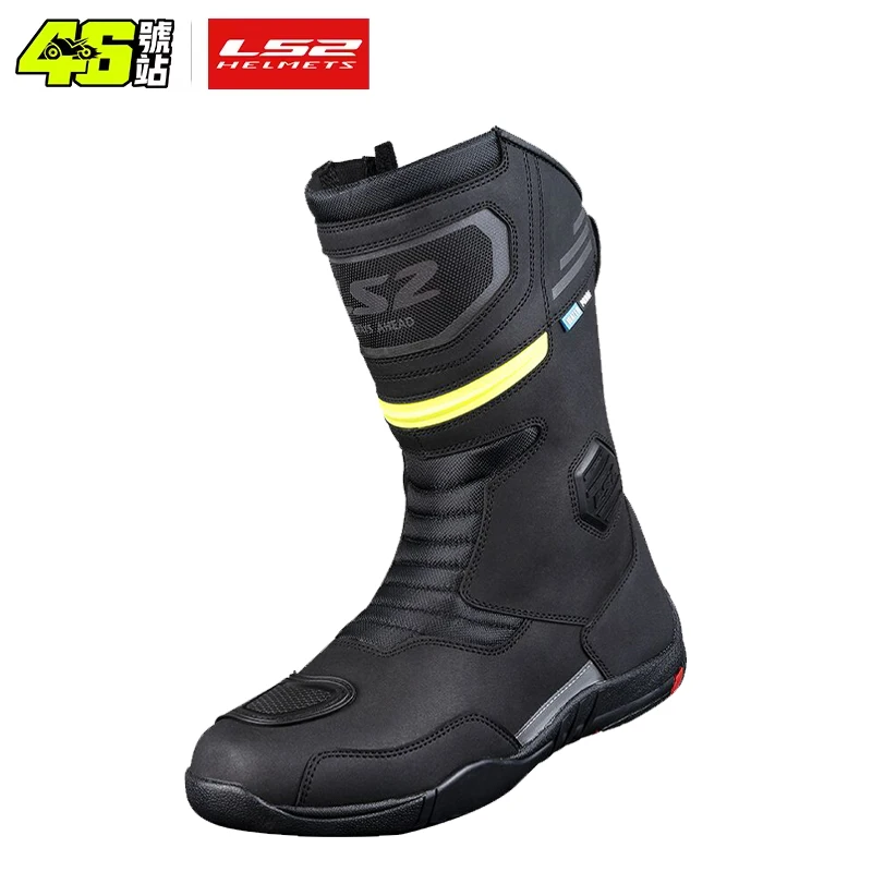 

LS2 GOBY мотоциклетные ботинки, мужская мотоциклетная обувь, водонепроницаемая, дышащая, против падения, для раллийных велосипедов, повседневная обувь MBW001