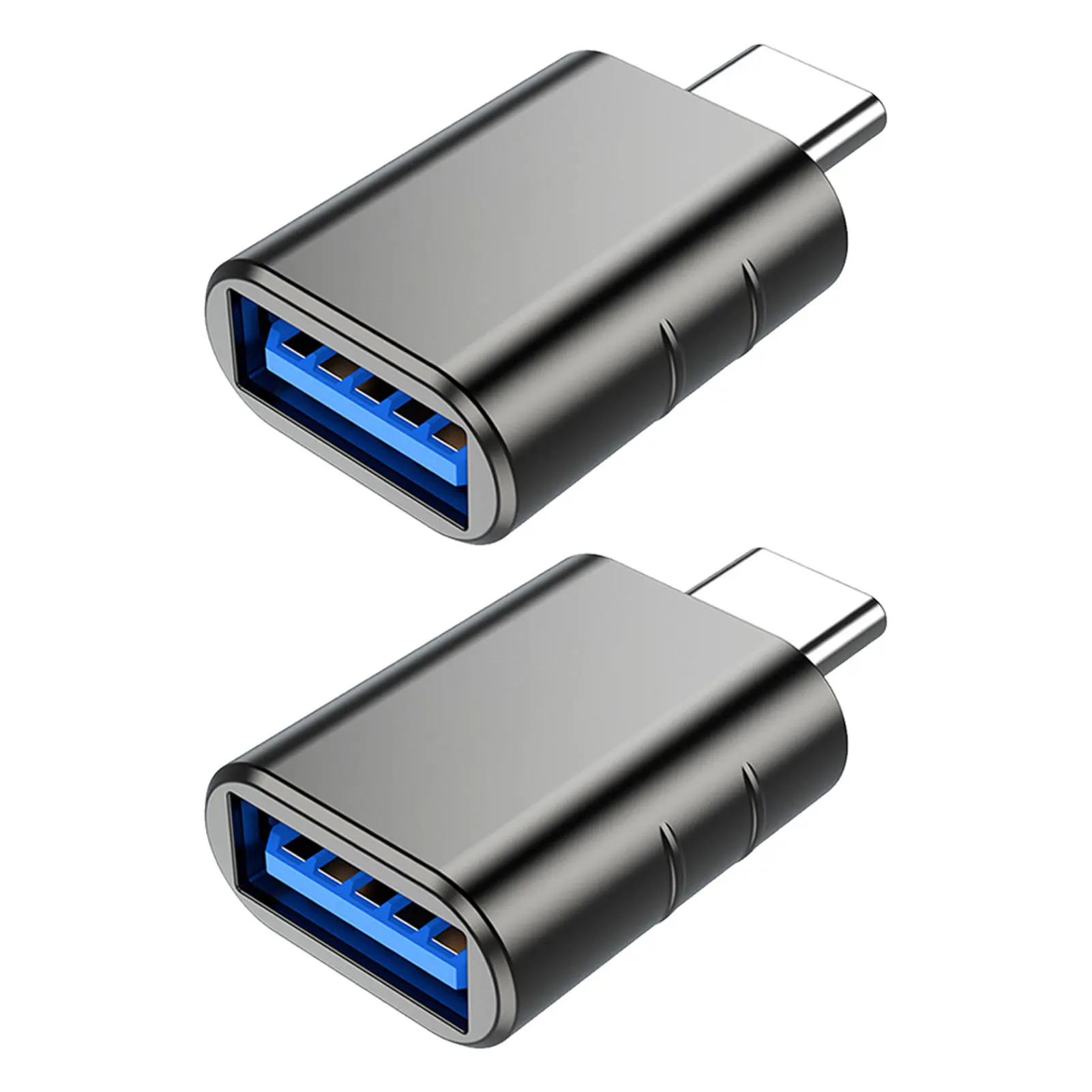 

2pcs Data Transmission Mini Home Male To USB 3.0 Female Universal Stable Zinc Alloy High Speed Office Tablet Type C Adapter