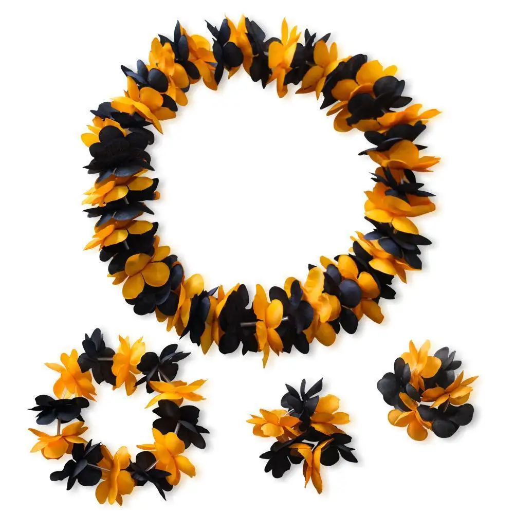 4 шт./компл. летняя Гавайская цветочная гирлянда искусственная фотография |