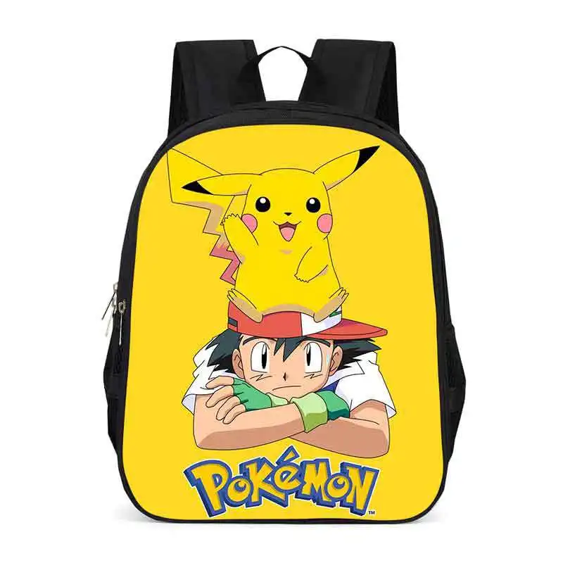 

Лидер продаж, детский рюкзак с мультипликационным изображением покемона, школьная сумка для детского сада, рюкзак с принтом для девочек и мальчиков, Сумка с изображением покемона