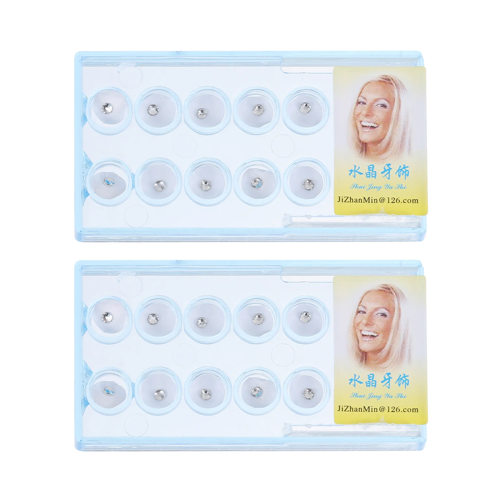 

20 Pcs Glitter Gems Teeth Ornaments Decorations Nail Kits Tooth Rhinestone Diamond Manicure Nails Glittering Acrylic