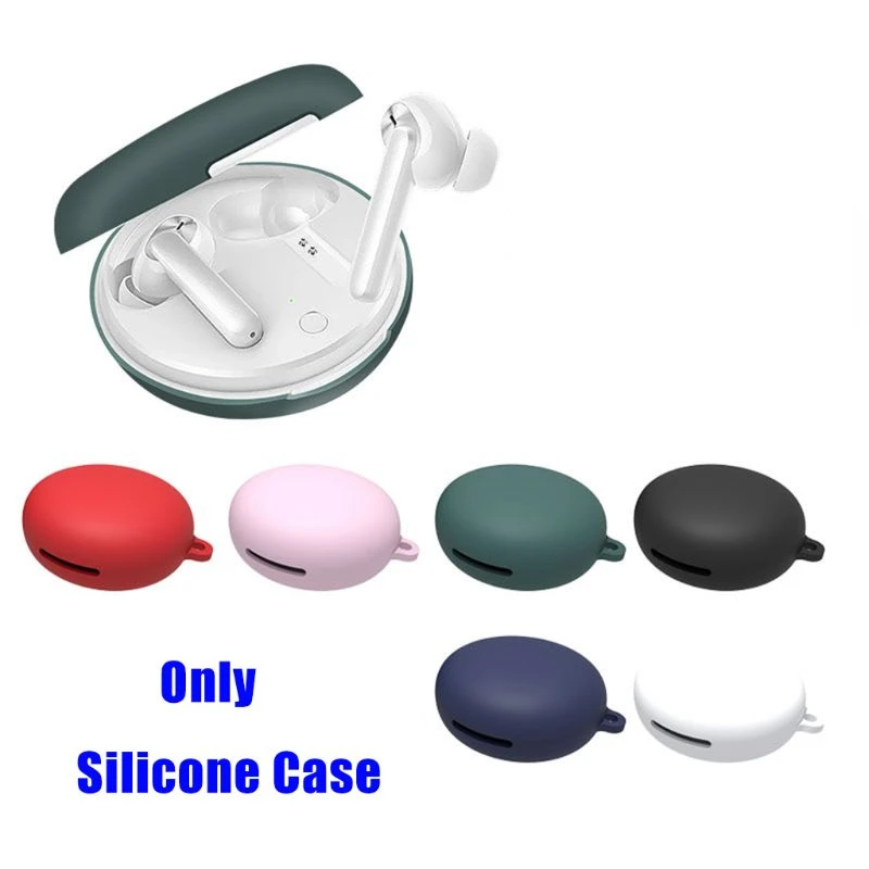 

Quality Anti-scratch Protective Cover Silicone Case Protector for OPPO Enco W31 Earbuds R9UB