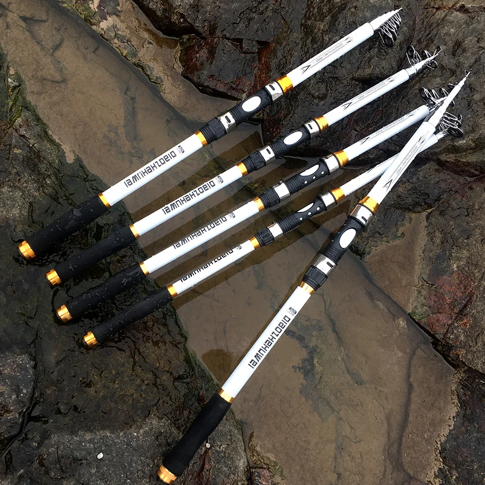 

GHOTDA Portable Telescopic Sea Fishing Rod Hard Stream Rod for Sea Fishing 3.6M 3.0M 2.7M 2.4M 2.1M Carp Fishing Fishing Tackle