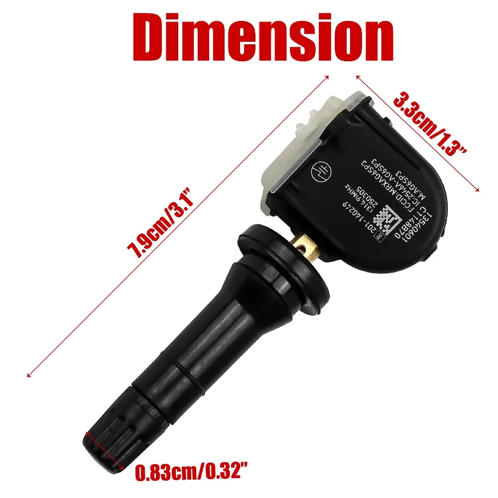 Фото Датчик контроля давления в шинах TPMS, 315 МГц, 4 шт., для Buick Encore 2013, 2014, 2015, 2016, 2017, 2018, 13540601 №4