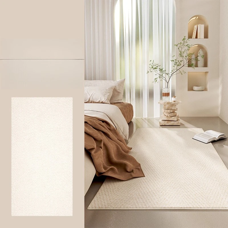 

Кремовый ковёр для гостиной из полиэстера