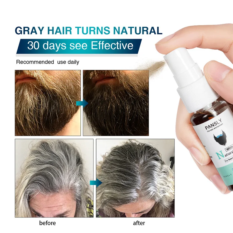 Spray Cure Herbal Anti-grey White Hair Treatment Spray Gentle Moisturizing Magic Hair Care