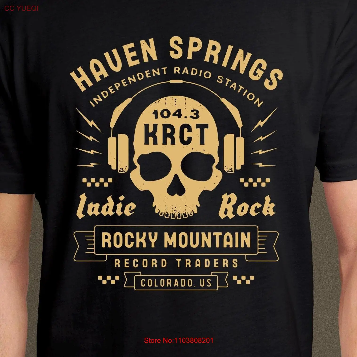 Haven Springs Radio Emblem T Shirt Life Is Strange True Colors Video Game Gaming Gamer long or short sleeves