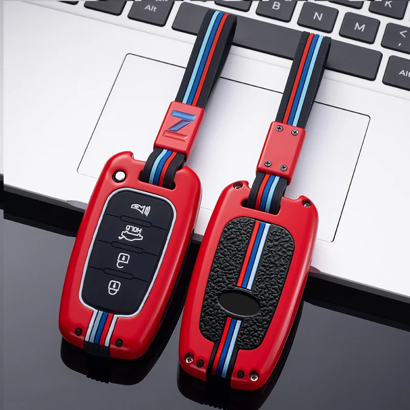 Чехол для автомобильного ключа из цинкового сплава KIA Forte Sportage K2 K5 Hyundai Genesis Coupe Sonata