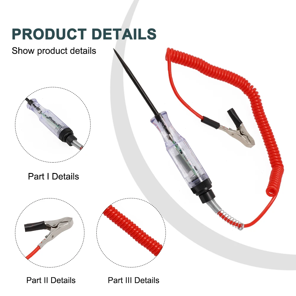 

DC 3-70V Voltage Test Pen Accurate Reading Car Truck Voltage Digital Electric LED Digital Display Electrical Testers