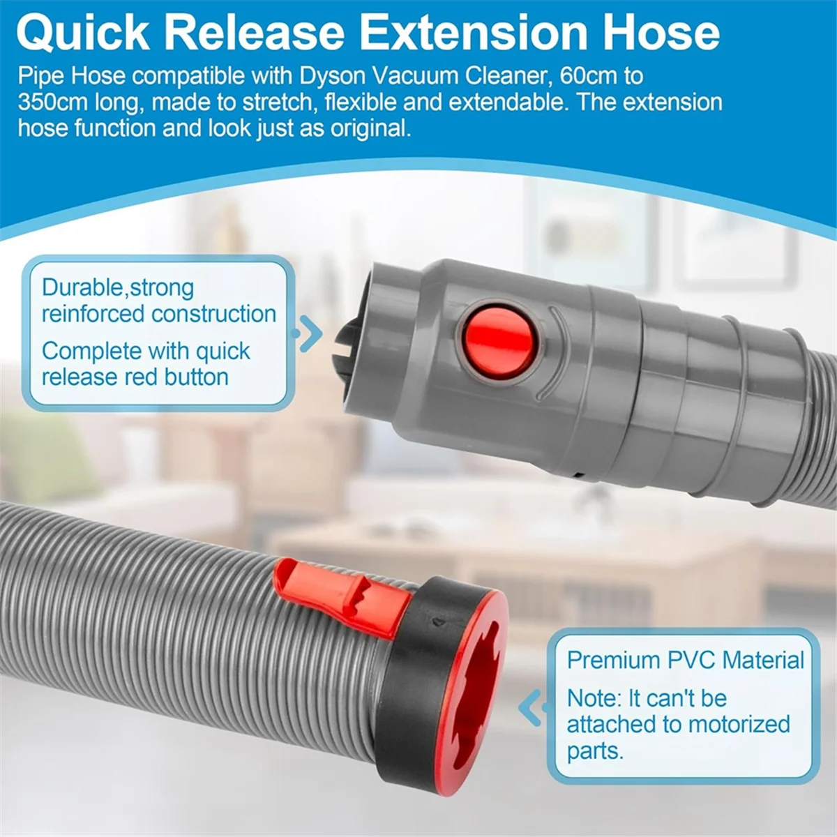 Шланг пылесоса в сборе для моделей Dyson DC40 DC41 DC55 DC65 DC66 DC75 UP13 UP14 UP20 вертикальный