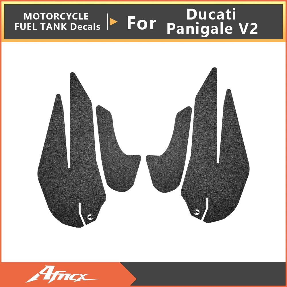 

Fits For Ducati Panigale v2 2020 2021 2022 Motorcycle Tank Clear Pad Knee Grip Decals Transparent Leather Stickers