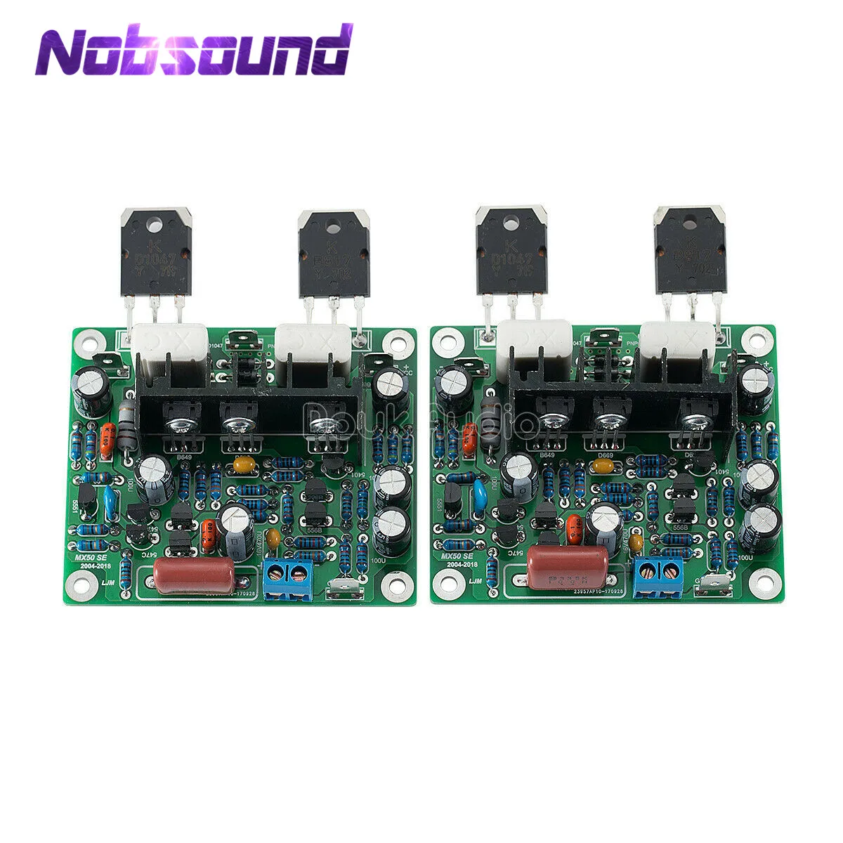 

Nobsound Улучшенная MX50 SE Мощность Плата усилителя Двойной 2,0 канал 100 Вт + 100 Вт Hi-Fi стерео усилитель для меломана "сделай сам"