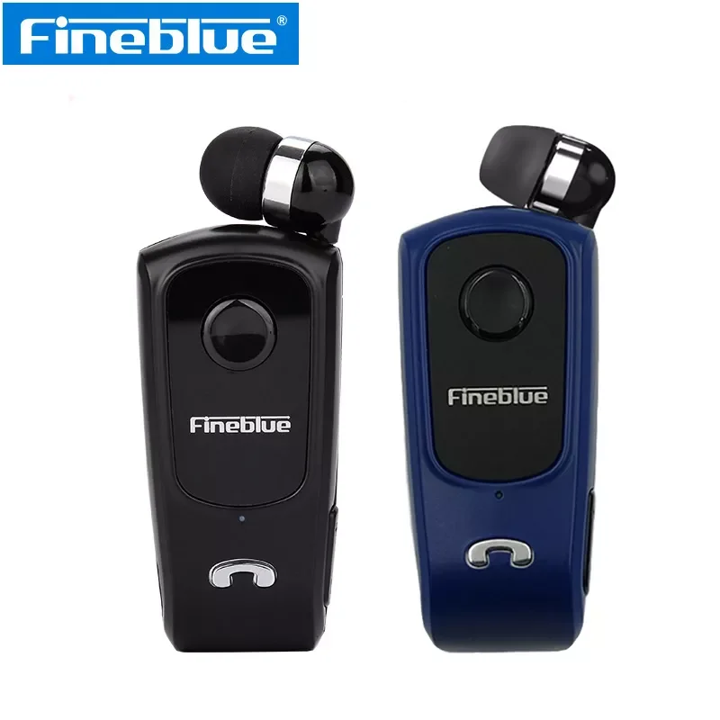 

Fineblue F920 Pro Lotus Retractable Bluetooth-compatible Earphone Wireless Headset Cordless Earpiece Microphone Clip On Lavalier
