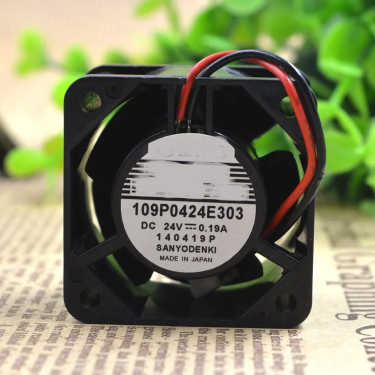 

Brand new original 109P0424E303 4028 24V 0.19A 4 cm 2 wire big fan inverter fan