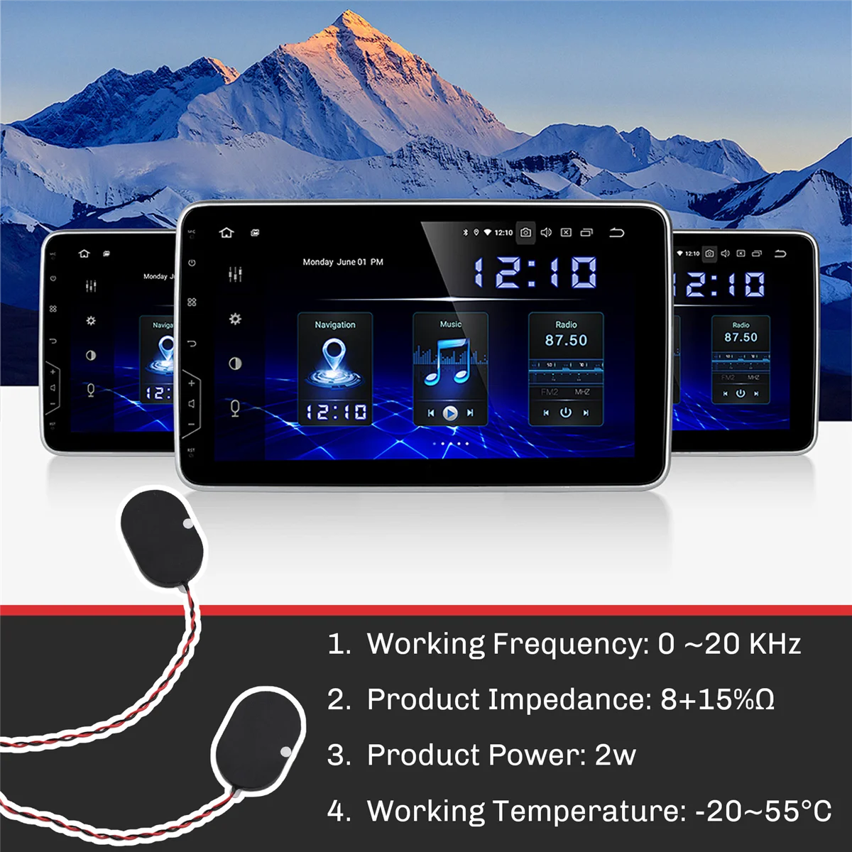 4-контактный разъем PH1.25 динамик 2030 с камерой 8 Ом 2 Вт компактный портативный