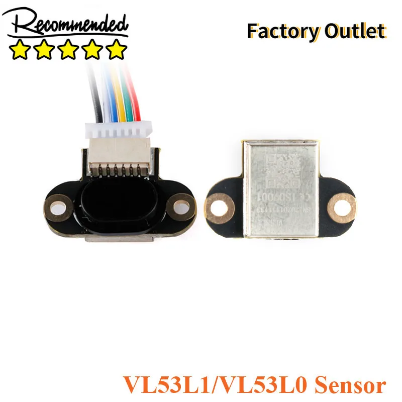 

VL53L0 VL53L1Laser Ranging Sensor Module Distance Module Serial TTL IIC I2C 3-200cm 4-400cm 3.3-5V