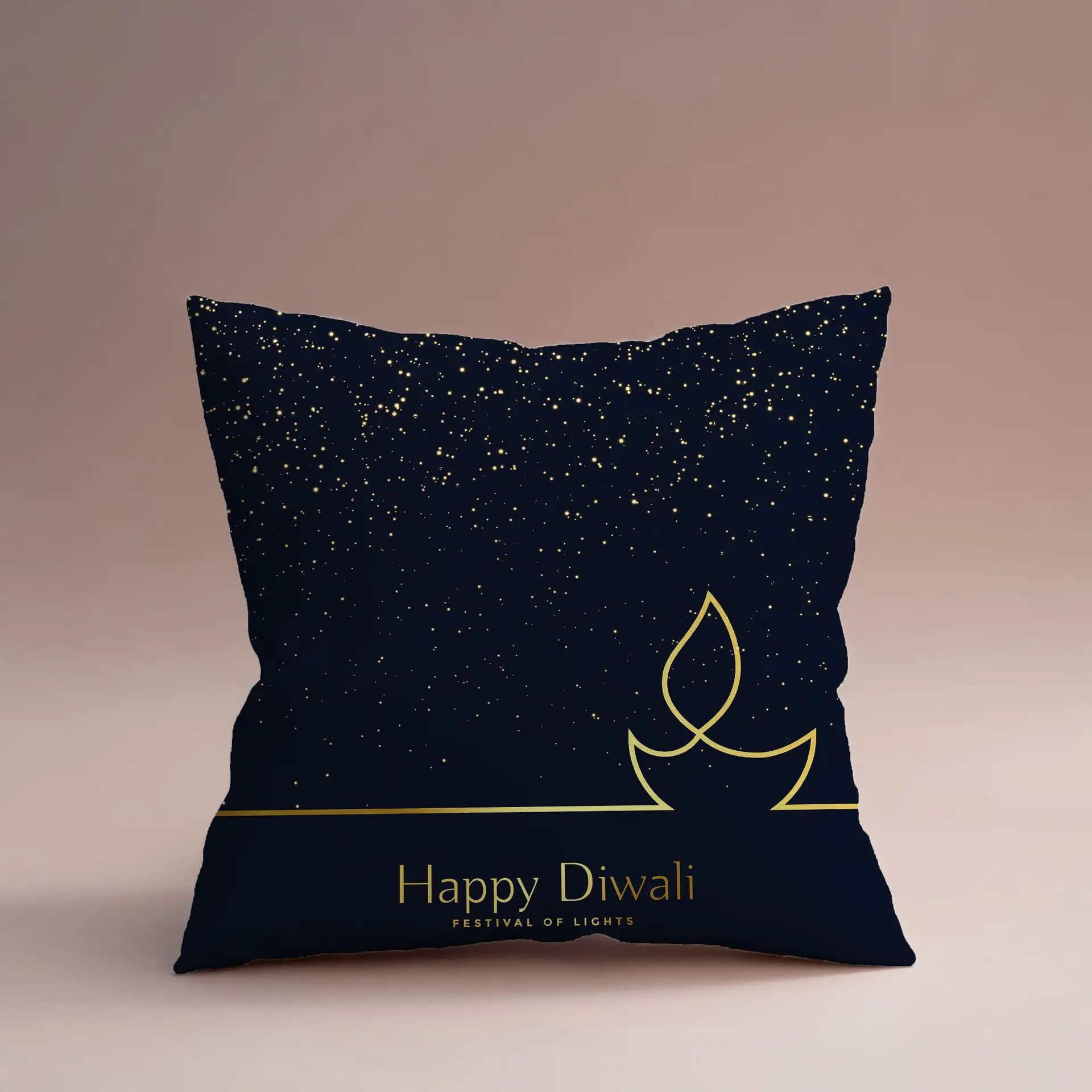 Мандала Diwali наволочка из полиэстера 45x45 см