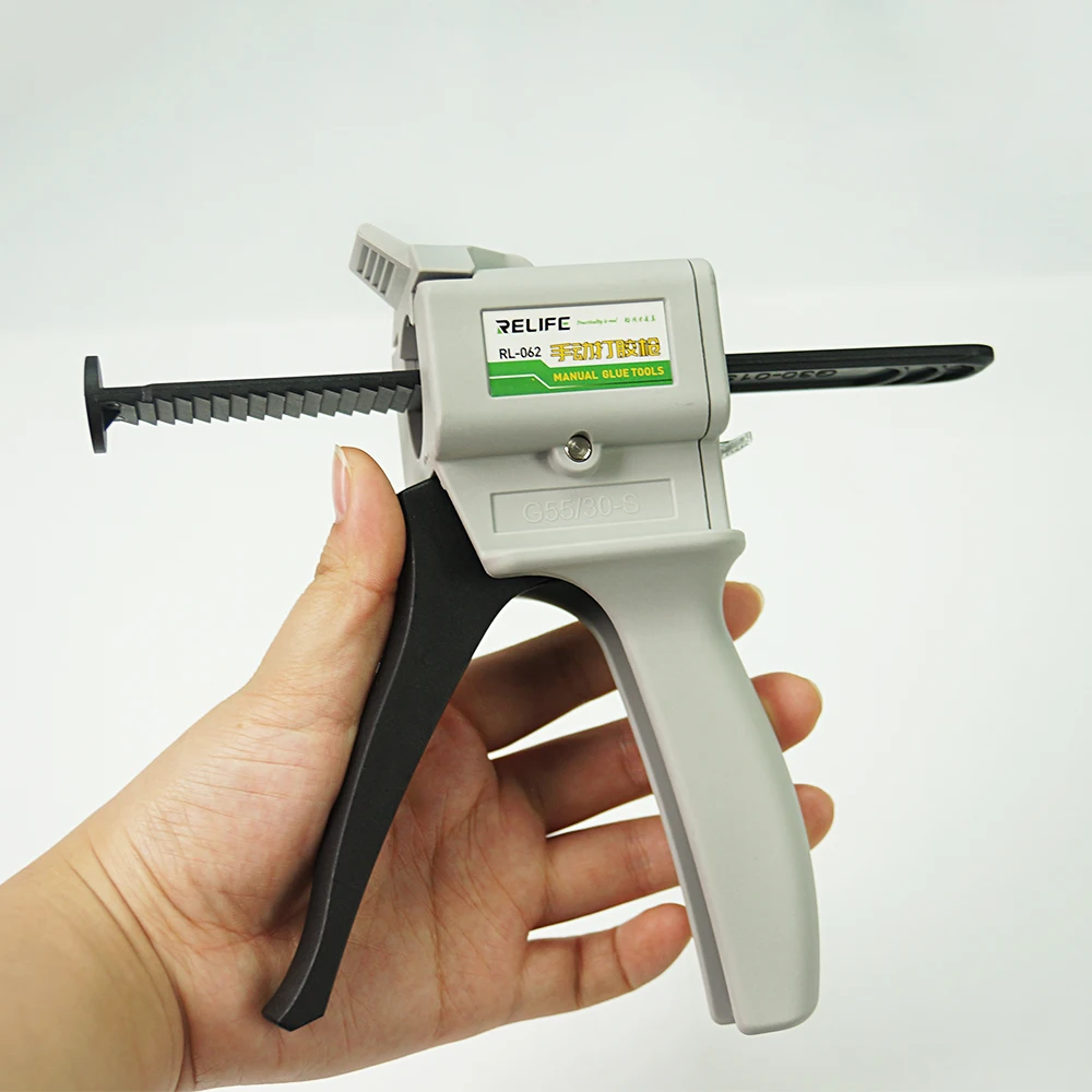 

LY 30CC Ручной УФ-клеевой пистолет LOCA Жидкий оптический прозрачный клейкий пистолет для ремонта ЖК-экрана телефона