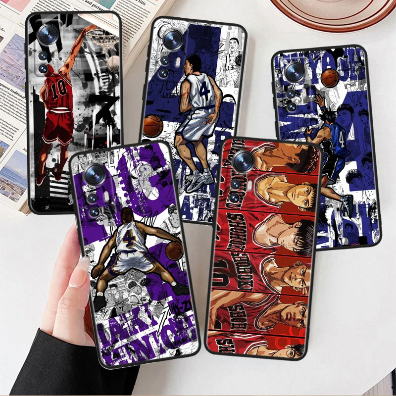 

Anime Slam Dunk For Xiaomi Mi 10T 10S 9T 9 SE 8 A3 A2 A1 6X 5X CC9E Note 10 Lite Pro Mix 3 Black Soft Phone Case