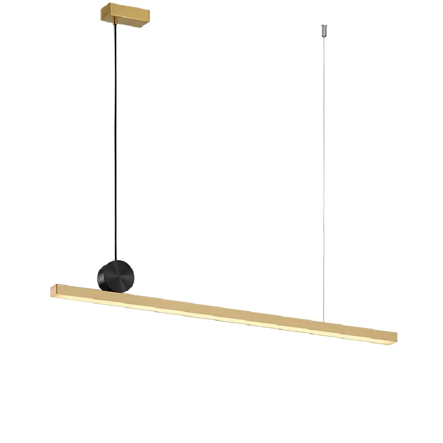 

LukLoy Copper LED Ceiling Pendant Home Pendant Light Pendant Lamp for Office Lobby Gym Living Room Dining Table Kitchen Island