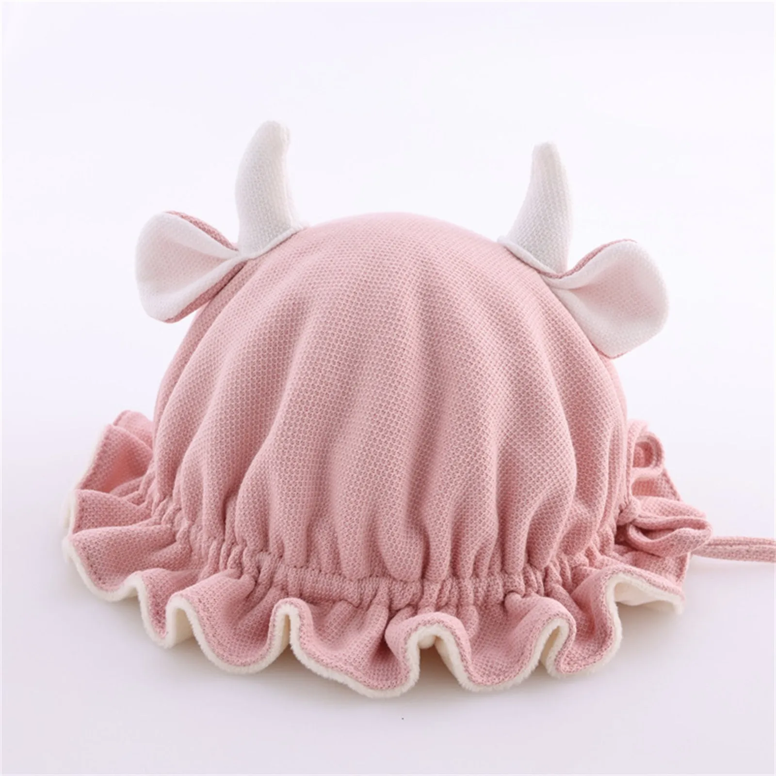 Плюшевая шляпа принцессы для новорожденных флисовая теплая мягкая шапка с