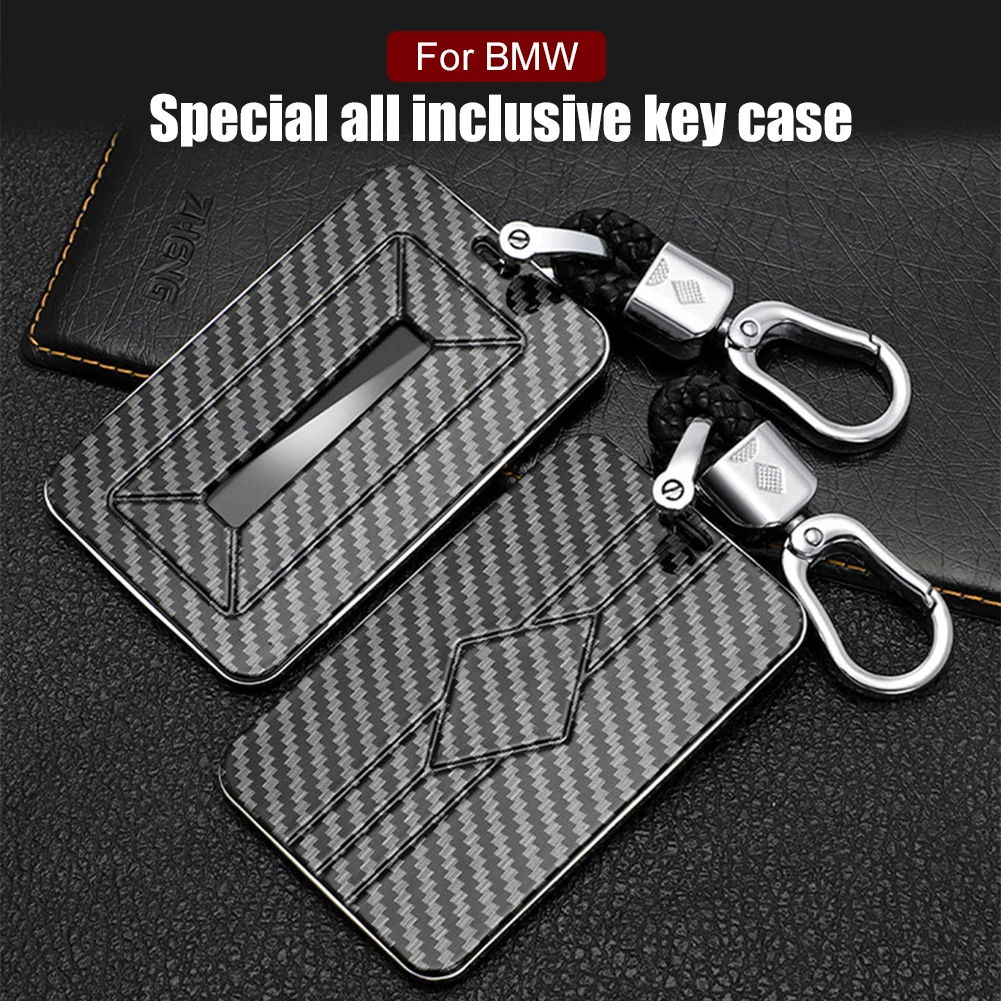 

Car Key Case Cover Digital Key Card Cover Keyless Entry Car Remote Holder Protection for BMW 1 3 5 7 Series X1 X3 X5 X6 X7 I3 M4