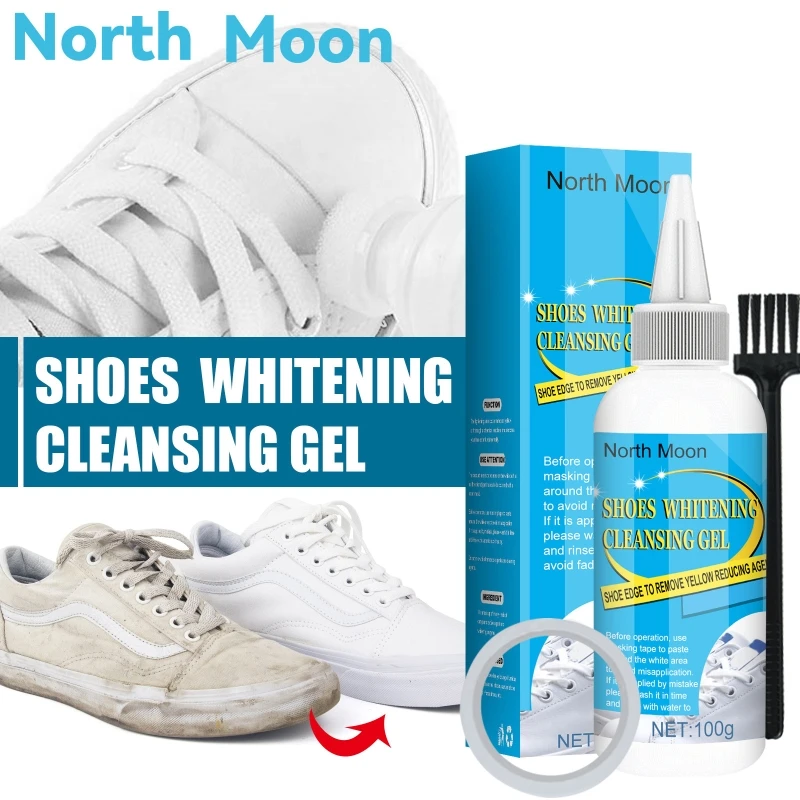 

White Shoes Cleaner Shoes Whitening Remove Stain Polishing Cleaning Gel
