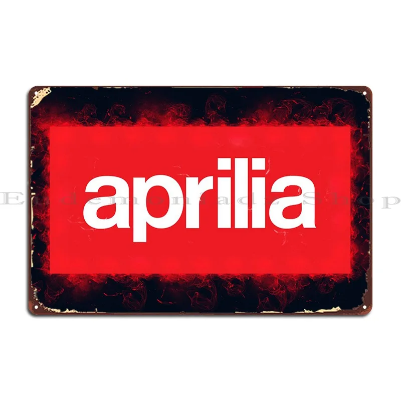 

Металлический знак Aprilia, дизайн бара, Забавный дизайн гаража, оловянный плакат