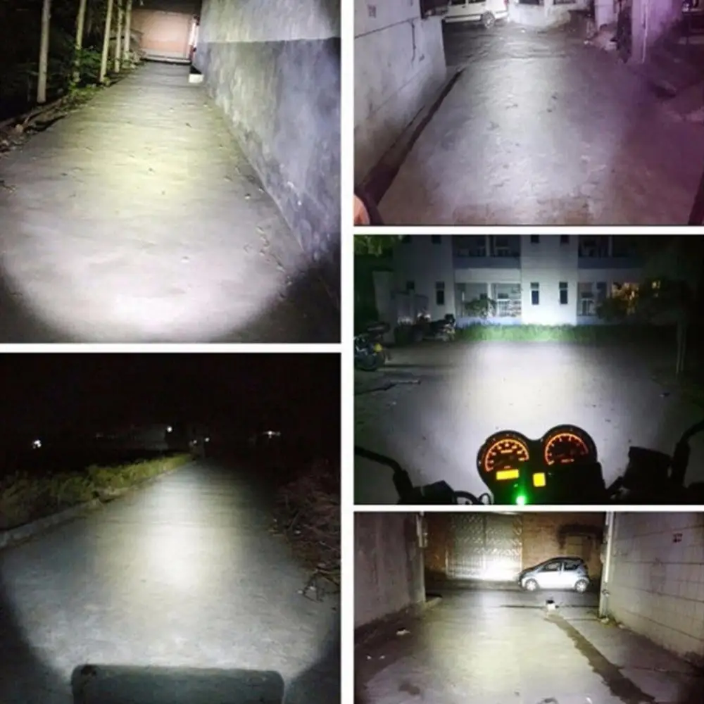 

Суперъярсветодиодный светодиодная передняя лампа H4 COB для мотоцикла, 1 шт., 12 В