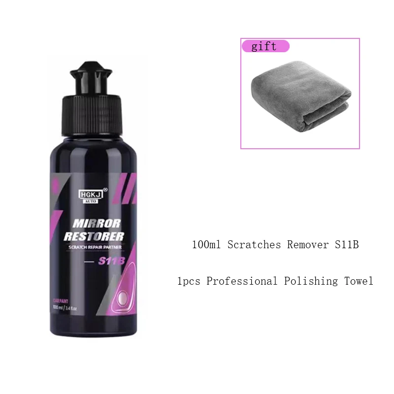 

S11 Средство для удаления царапин на автомобиле, полировальная паста, состав для кузова автомобиля, ремонт краски, восковой крем, обслуживание, автодетейлинг HGKJ