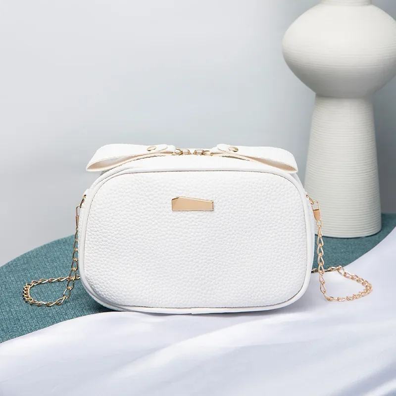 

The New Fashion Simple Large Capacity Versatile Lichee Pattern Single Sshoulder Bag Cross-body Bag Women's Small Square Bag