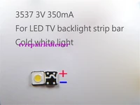 100pcs 3537 smd lamp beads 3v for samsung led tv backlight strip bar repair led tv bar