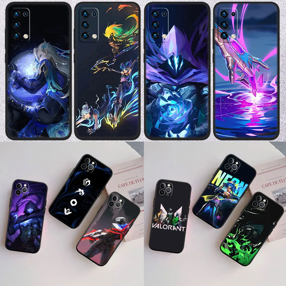 Фото Чехол для телефона AR80 V-VALORANT Shell для Samsung Galaxy S20 S21 S22 Ultra FE Plus A21S A22 A24 A25 A26 A30 A30S A31 №2