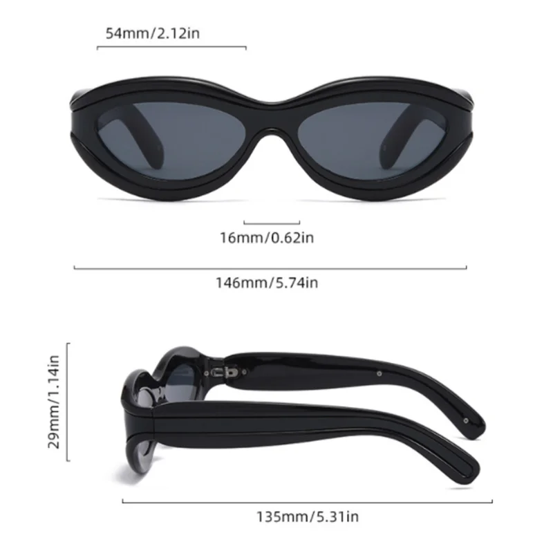 Светло-зеленые солнцезащитные очки в оправе кошачий глаз Женские овальные