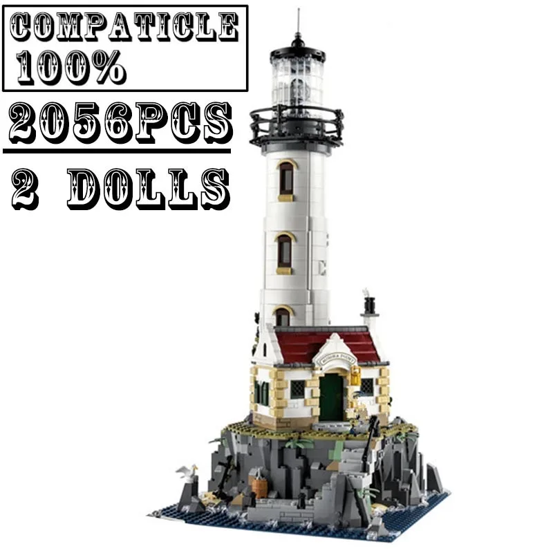 

2022 New 2065PCS New Sea Lighthouse 21335 Assembled Model Building Block Bricks Kit Children Educational Toys birthday Gifts Set