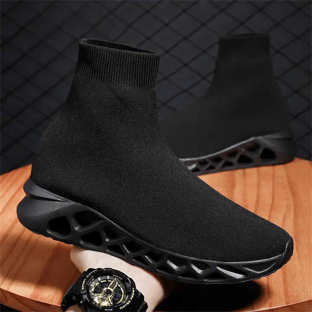 Size 39 Mash Men's High Black Shoes Gray Shoes Men Boots 45 Sneakers Sports Special Use Hand Made Trnis Cuddly Teniz images - 1