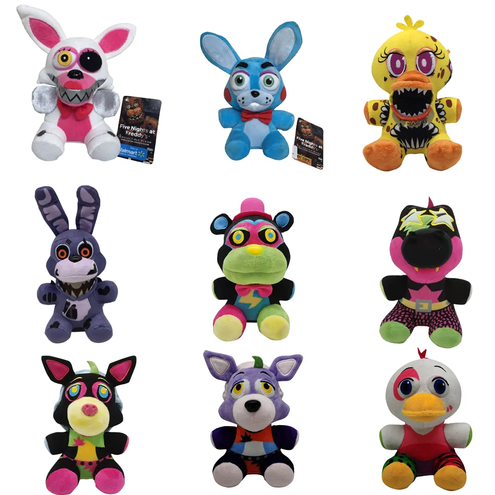 

18 см Новый Полуночный медведь лиса безопасность Жук мягкая плюшевая игрушка Новинка интересная фигурка полипропилен хлопок выбор нескольк...