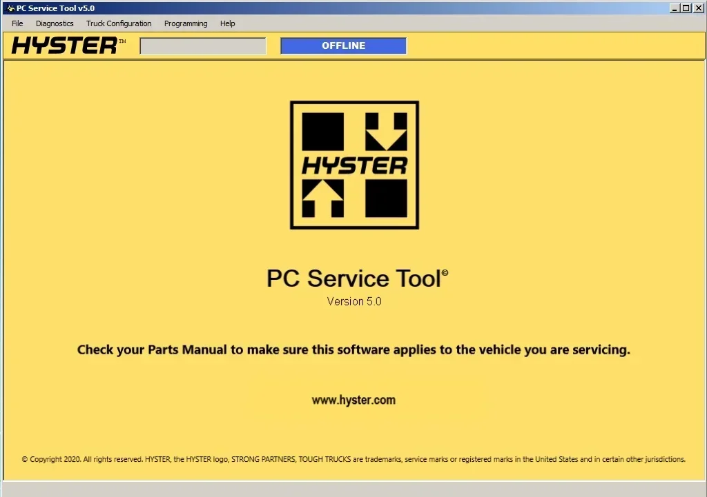 Фото TruckEPC3 Hyster & Ya-le PC Services Tool v5.10 PCST + Лицензия для нескольких ПК №3